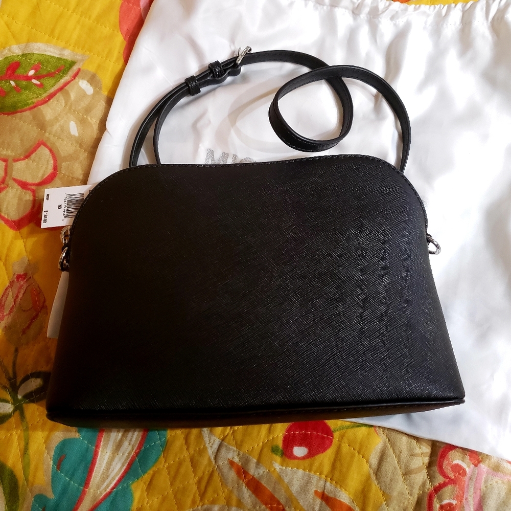 MICHAEL KORS BLACK DRESSY CROSSBODY - Picture 3 of 4